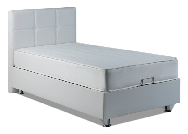 Boxspring Almina - 1 Persoons Opbergbed